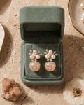 Aurora Pearl Blossom Statement Earrings - Sannu Fashion Store