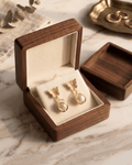 Golden Butterfly Pearl Drop Earrings - Sannu Fashion Store